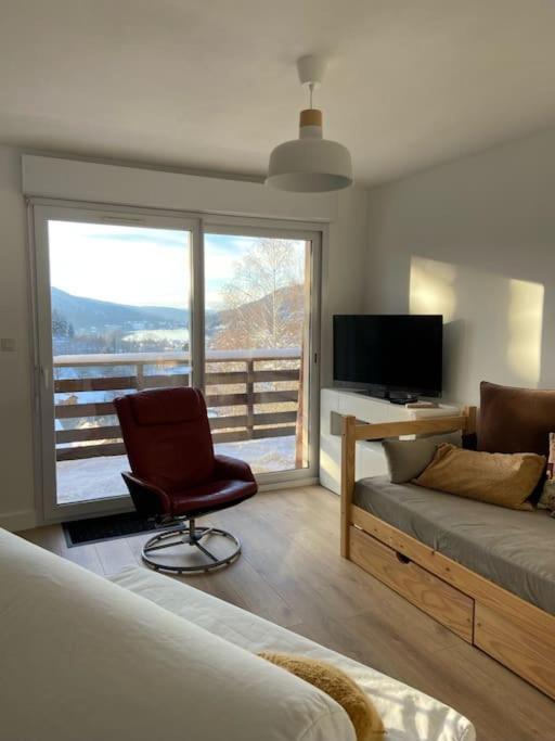 F3 Superbe Vue Lac, Grand Balcon, Ambiance Nature Gérardmer Eksteriør bilde